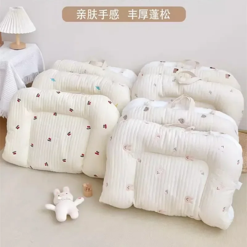 Portable Mattress with Double-sided Use 3D Breathable Mesh Mattress Portable Mattress Kindergarten Newborn Pure Cotton Quilted 2