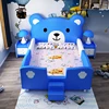 Creative Cartoon Bear Children's Bed Modern Simple Princess Bed Solid Wood 1.5m Single Bed With Guardrail Cama Furniture Home 3