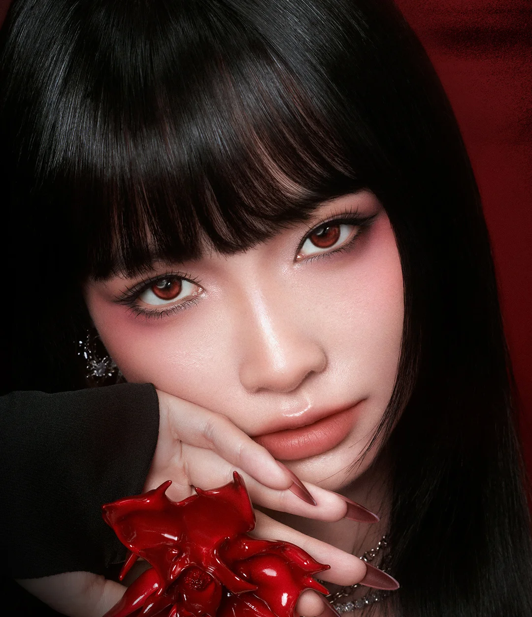 Makeup Set Little Ondine Fujiang With Badge Floating Shadow Blush Palette Eyeliner Pencil Mascara blush Liquid Lipstick Cosmetic