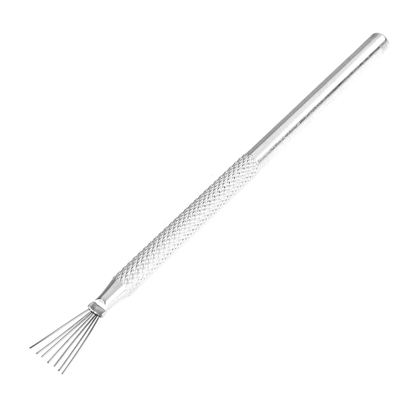 Pottery tools 1 x feather pin + 1 pro needle wire texture set brush for ceramics modeling