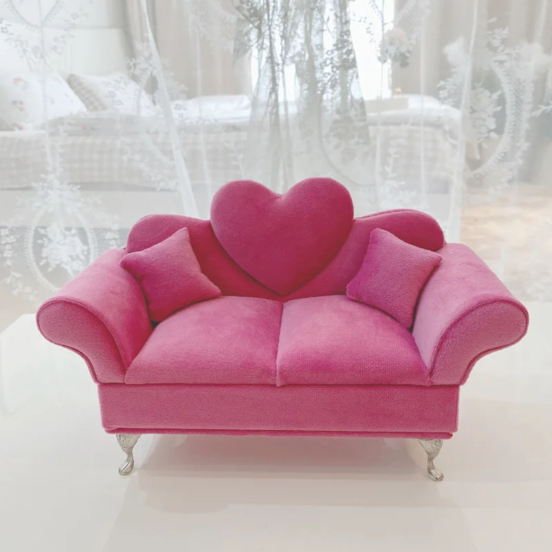 Set di Mobili in Miniatura per Casa delle Bambole, Decorazioni per Soggiorno Simulato per Barbie, Accessori per Giardino delle Fate - immagine 3