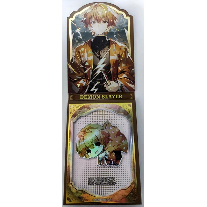 Anime Demon Slayer Kamado Nezuko Tanjirou Kanroji Mitsuri Kochou Shinobu Mh Collectible Card Toys Christmas Birthday Gifts 3