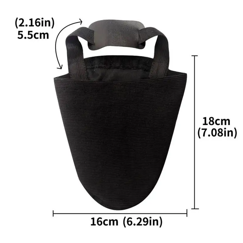 1 Size Bowling Shoe Cover Non-Woven Fabric Bowling Shoe Equipment Cover With Elastic Cord Black Adjustable
