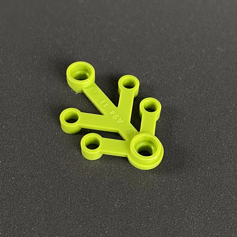 93pcs NO.2423 Leaves 4x3 ABS Material DIY Building Blocks Plastic Bricks Accessories Plant 4*3 Scene Parts Assembly Game Toy
