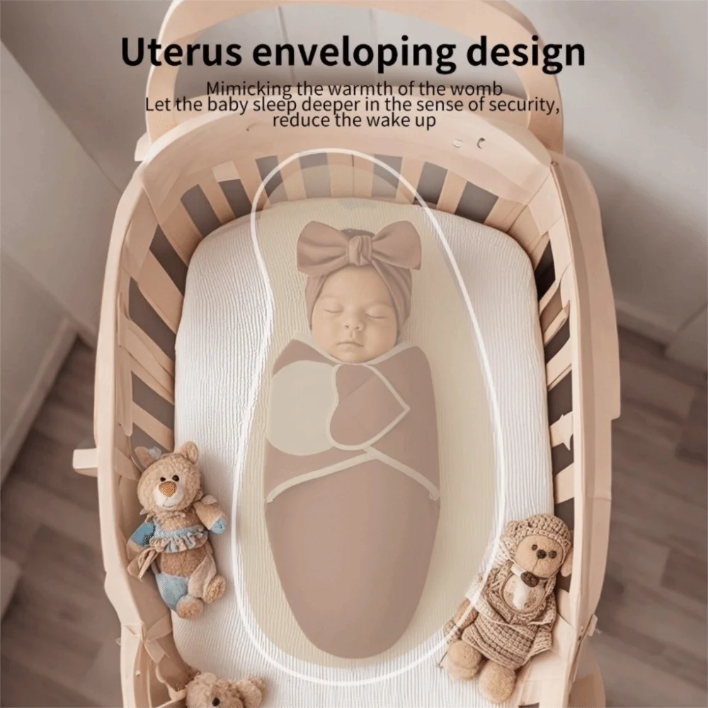 Bowknot Blanket Hat Set Soft Fabric Flower Newborn Photography Blanket Lightweight Material Breathable Infant Swaddle Blanket