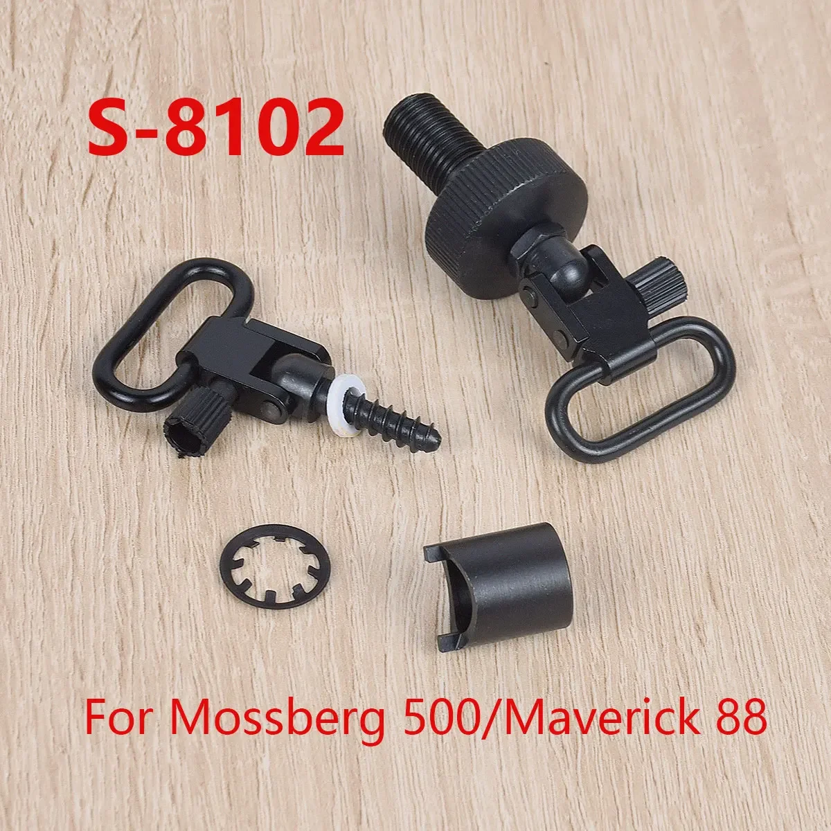 Hunting Metal Quick Detachable Sling Swivels Adapter Set For Rifle Shotgun Mossberg 500 Remington 870 20GA 12GA S-5932