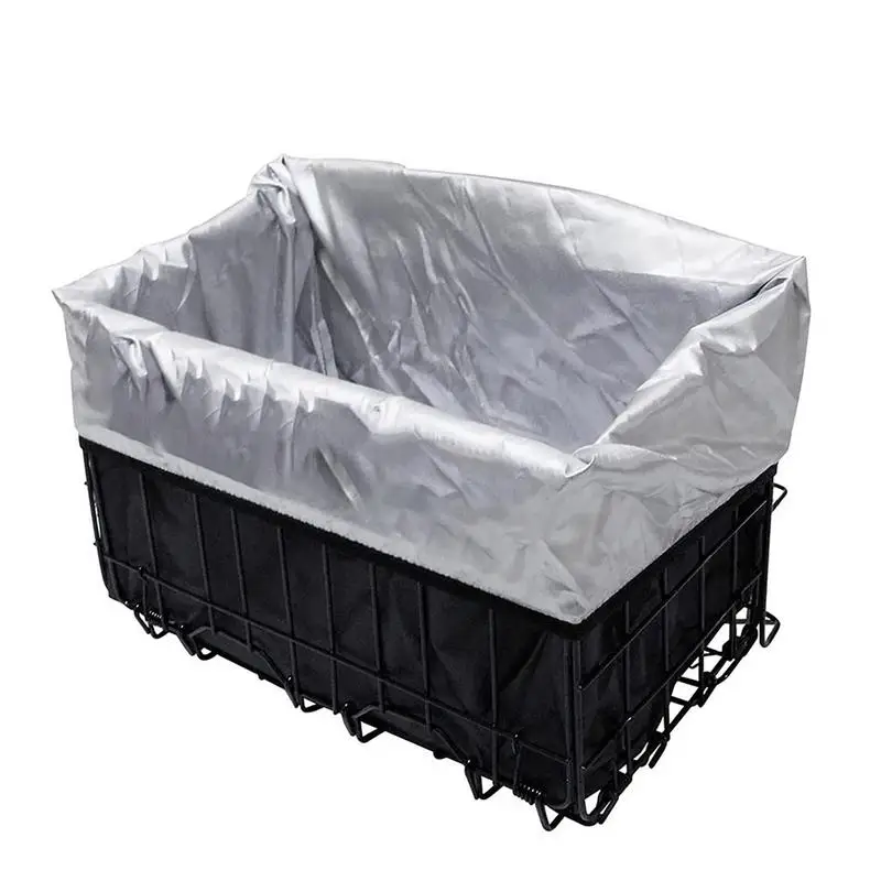 

Waterproof Bike Basket Liner Ripstop Material Covering Rainproof Basket Liner Waterproof Bike Basket Rain Cover Bicycle Basket