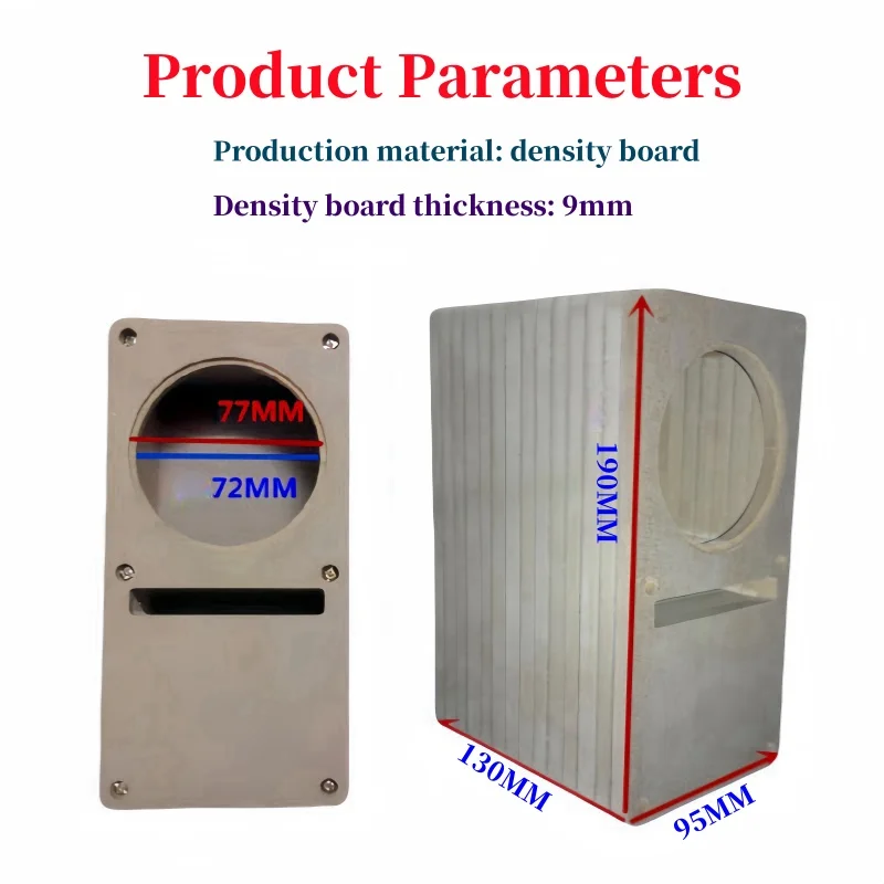 3-inch 72mm/77mm Maze Empty Speaker Box Full Range Speaker Housing DIY Audio Modification 1 Piece passive Audio Wooden Drawer speaker empty box speakers wooden casing