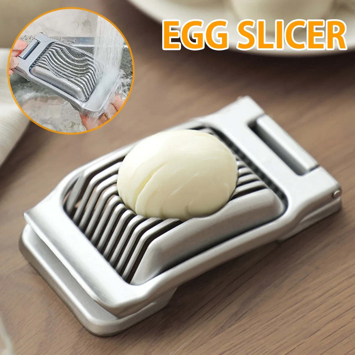 Egg Slicer for Hard Boiled Eggs Egg Cutter Strawberry Slicer Heavy Duty  Aluminiu