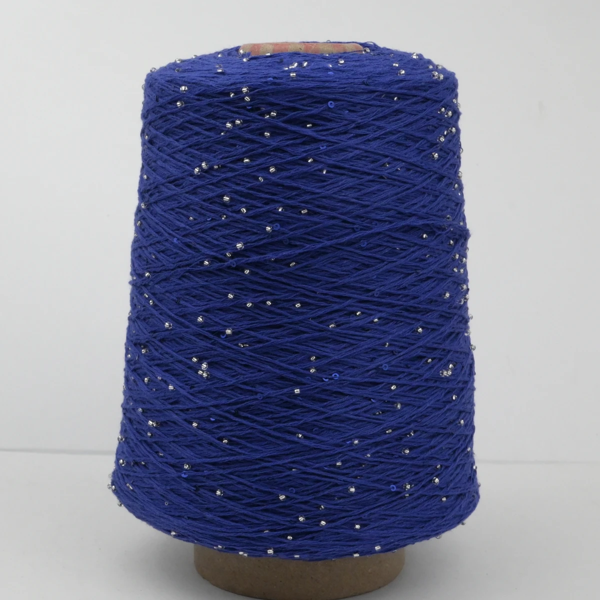  500g 2100M 2mm Sequin & Bead cotton yarn DIY Knitted decoration Hand crochet KNITTING YARN 6