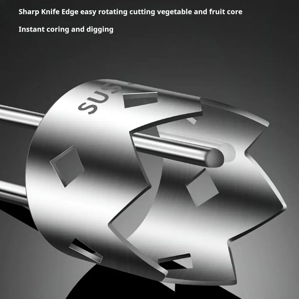 1Pc Stainless Steel Core Remover Tool For Red Bell Peppers Pear Fruit Corer Easy Twist Pull Multifunctional Kitchen Gadget_voghion.com