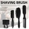 Mens Face Duster Beard Brushes Set Barber Hair Cutting Cleaning Neck Duster Hairbrush Salon Hairdressing Styling Tools Supplies 1