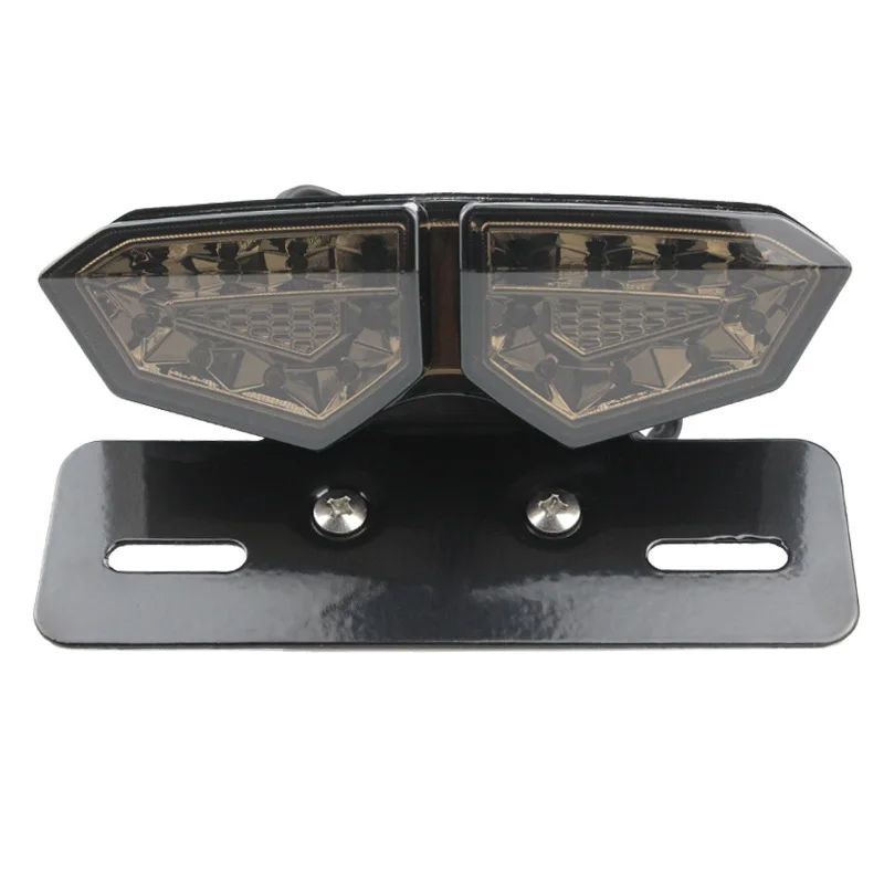 

Motorcycle Accessories Modified Retro Universal LED Tail Lights License Plate Brake Lights Night Running Signal Light for Harley