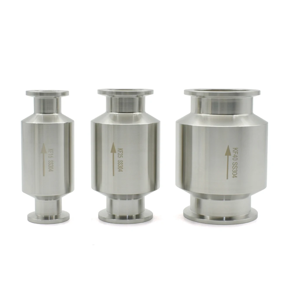 Vanne Papillon Pour Vide KF40 – En Acier Inoxydable 304 Avec Joint Silicone – Poignée De Tirage