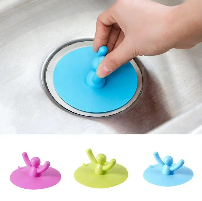 

Rubber Circle Silicone Sink Strainer Filter Water Stopper Floor Drain Hair Catcher Bathtub Plug Bathroom Kitchen Basin Stopper