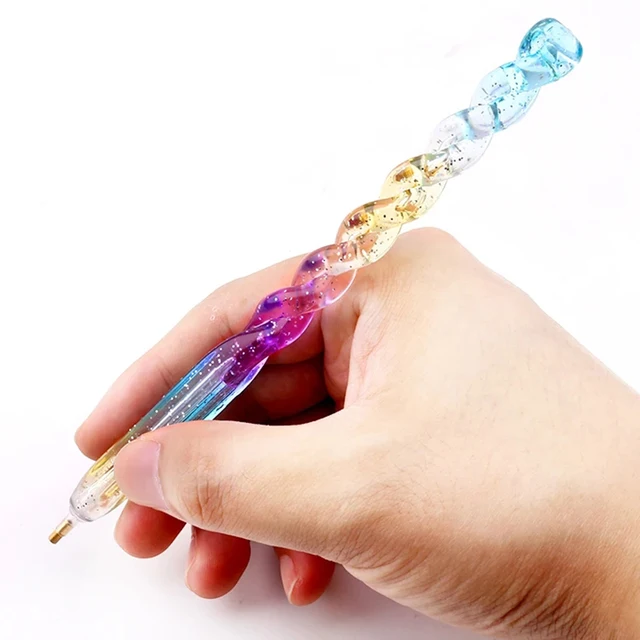 1pc Diamond Painting Point Drill Pen Tool 5D DIY Diamond Embroidery Cross Stitch Colorful Rhinestone Point pen Tools Gift 1