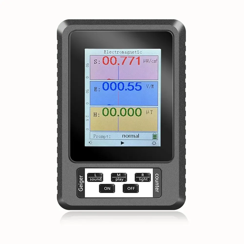 Portable Electromagnetic Radiation Detector EMF Meter Professional High Accuracy Radiation Dosimeter Monitor Tester