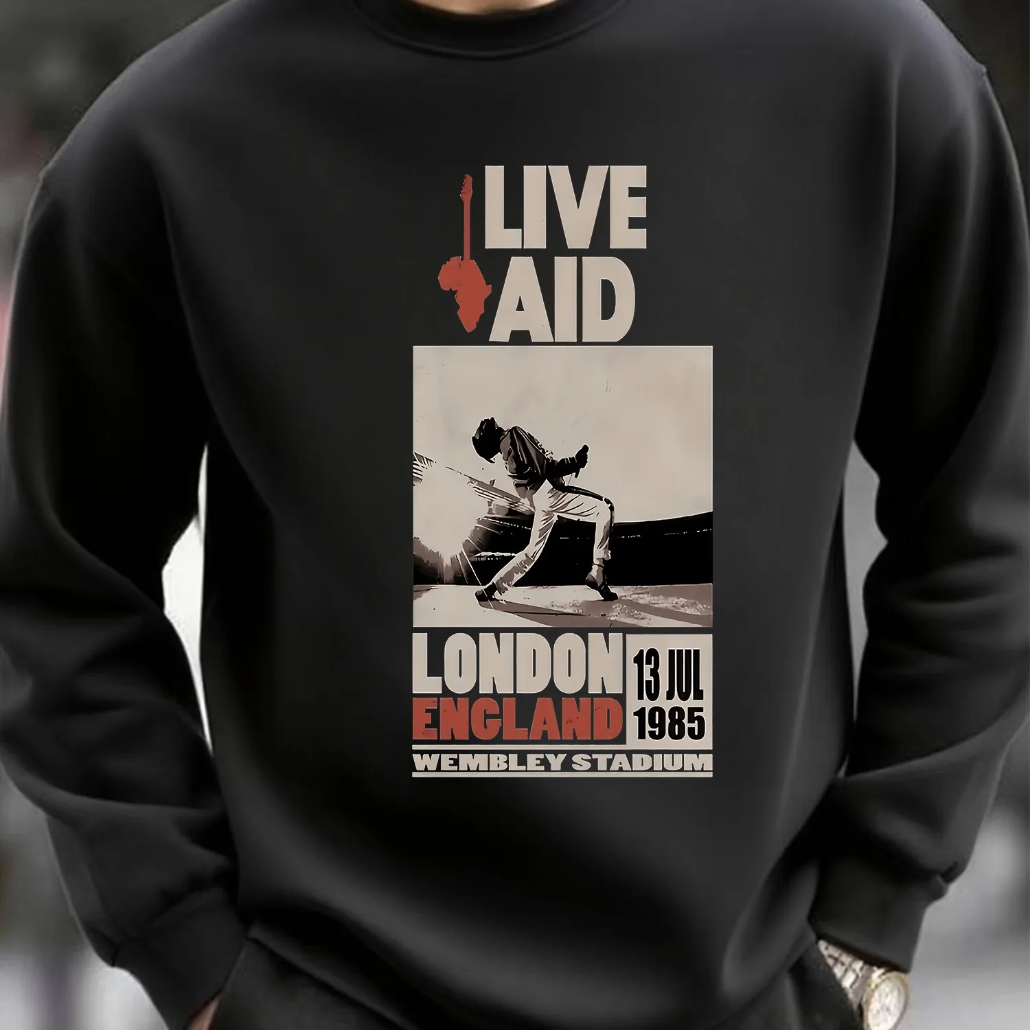 Men's Black Classic Hoodie - Timeless Design