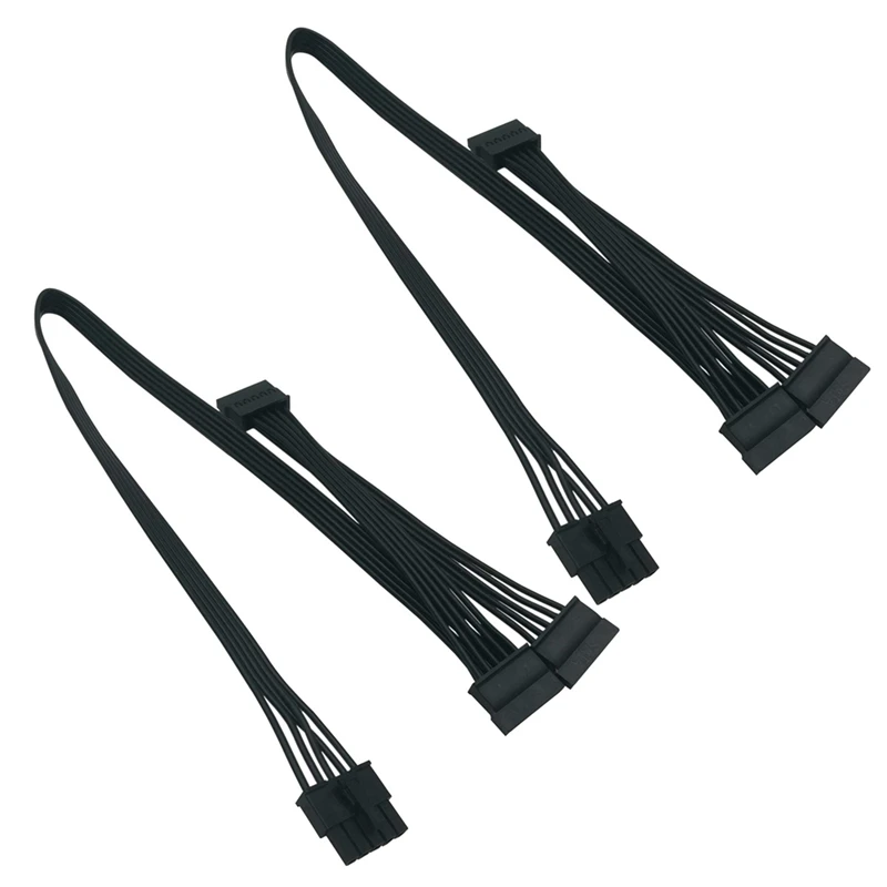 

2X 5 Pin To 3 SATA Hard Drive HDD Power Cable Only For Cooler Master V550 V650 V750 V850 V1000 Modular Power Supply