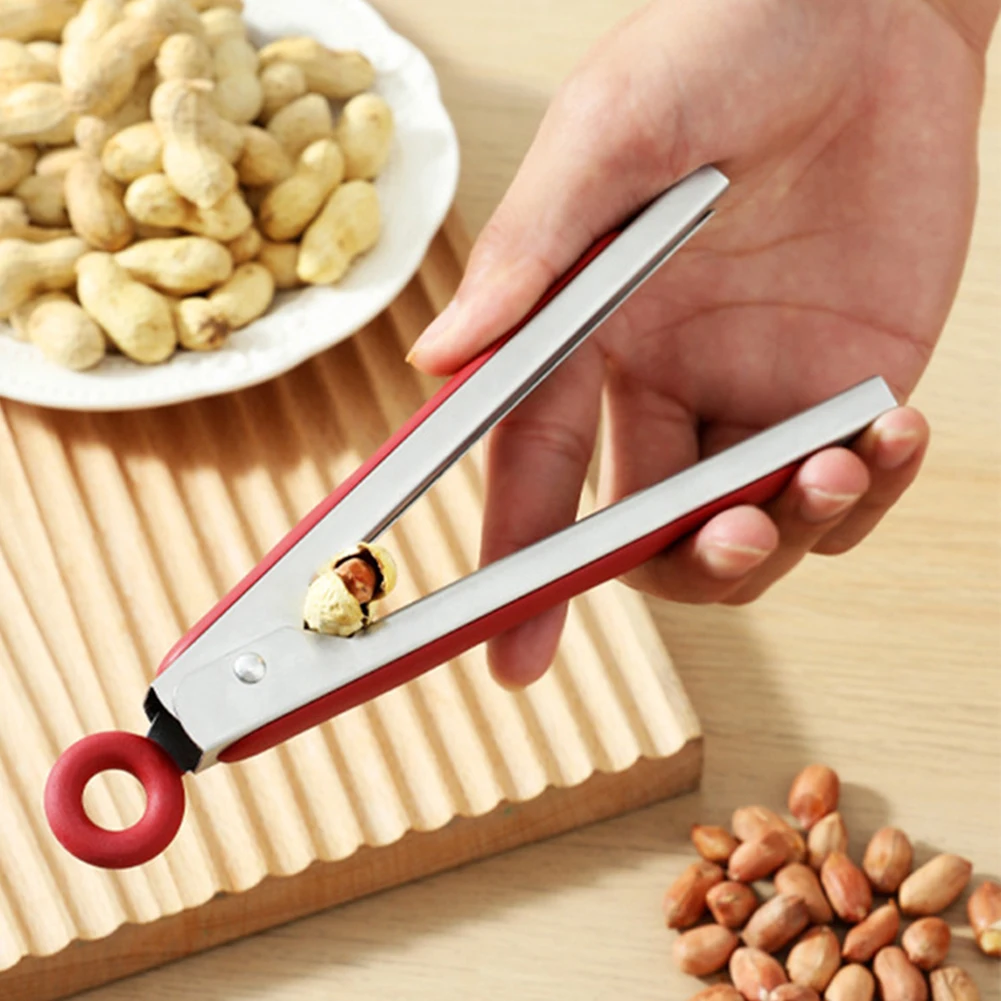 

Heavy Duty Peanut Shelling Pliers Sturdy Nutcracker Skinning Clip For Home Cooking
