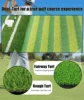 5x4ft Thickened Golf Hitting Mat Indoor & Outdoor, Premium Dual Turf Golf Practice Swing Training Mat, Country Club Elite Golf M 3