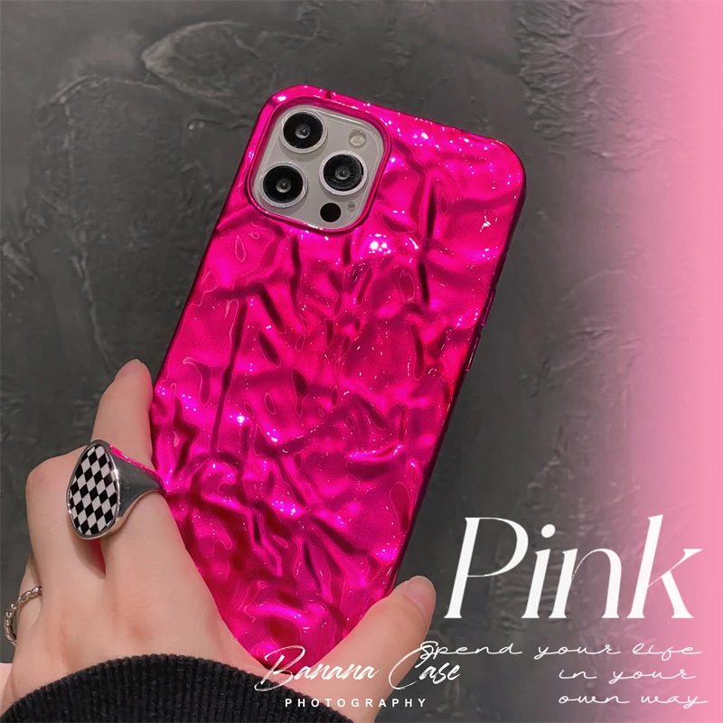 Iphone 14 Plus Hot Pink Case Iphone Xs Cover Pink Silicon Phone