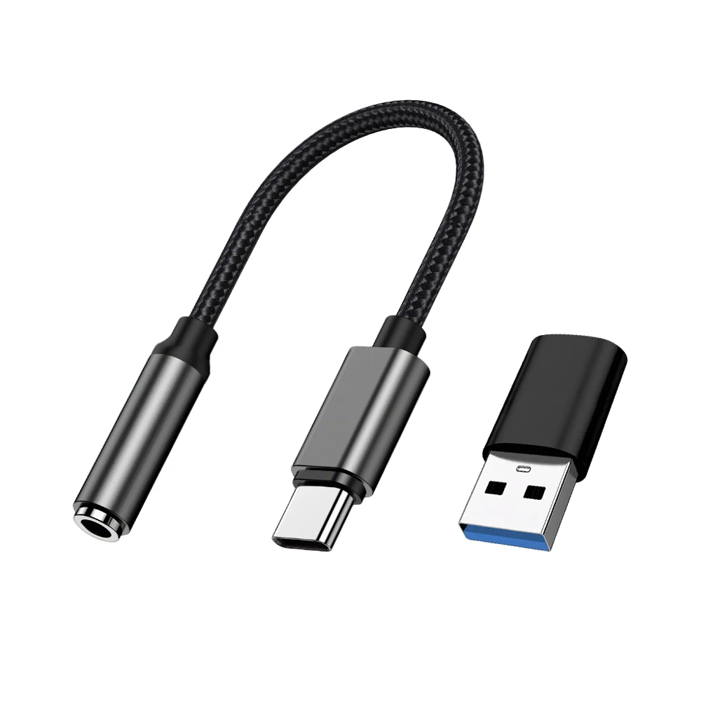 USB-C to 3.5mm Headphone Audio Adapter Converter