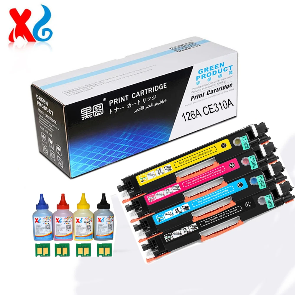

Картридж с тонером 126A CE310A CE311A CE312A CE313A для HP CP1021 CP1022 CP1023 CP1025 CP1026 CP1027 CP1028 200 MFP M175 M275