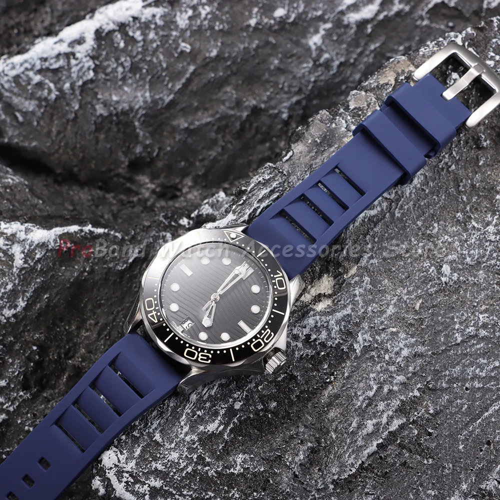 Premium Silicone Watch Strap - Soft Rubber Quick Release Band