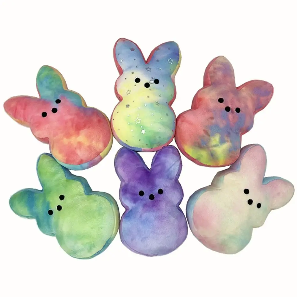 

15-25cm Colorful Plush Bunny Rabbit Peep Easter Toys Simulation Stuffed Animal Doll For Kids Children Soft Pillow Gifts Girl Toy