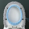 Winter Warm Toilet Seat Cover Mat Bathroom Toilet Pad Cushion With Handle Thicker Soft Washable Closestool Warmer Accessories 5