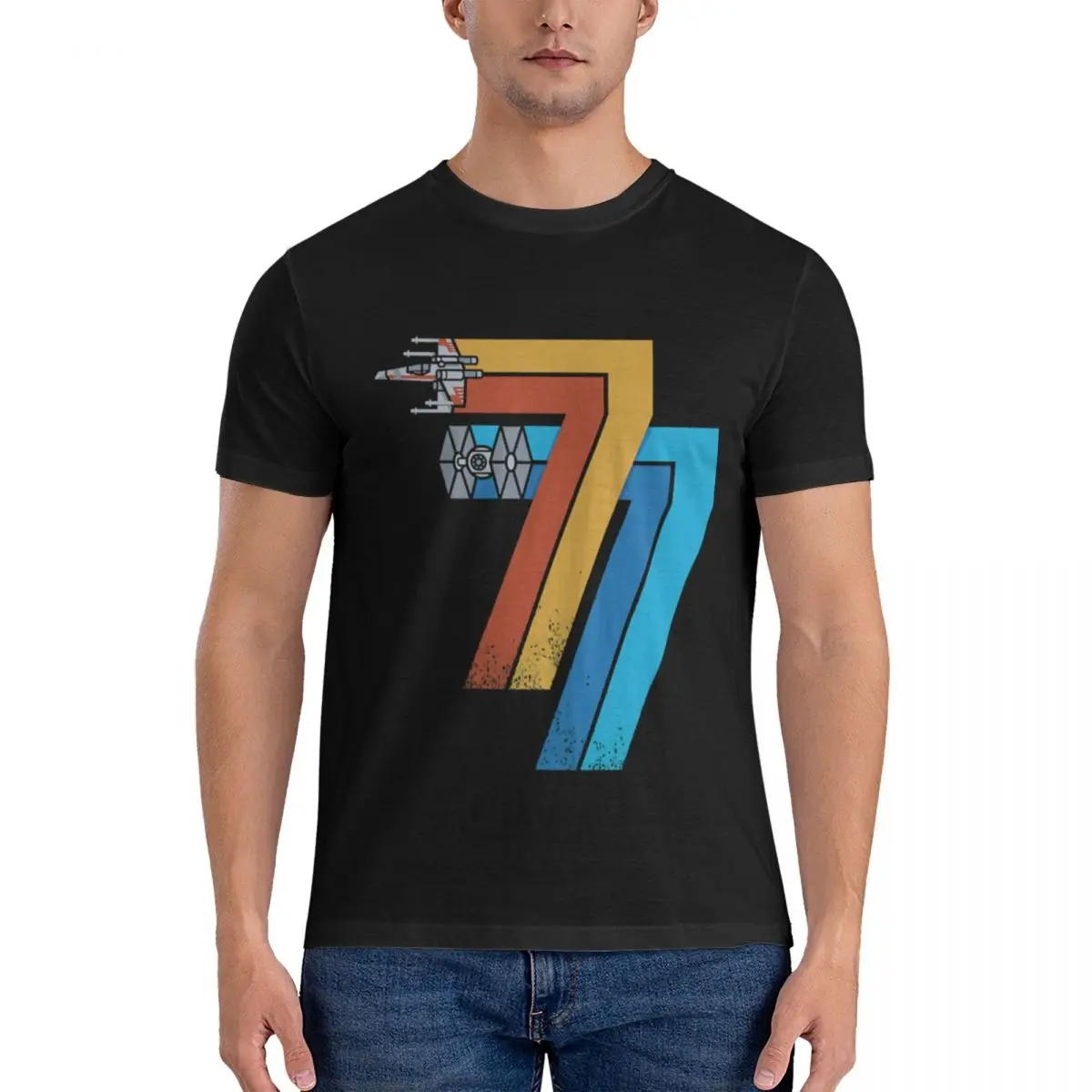 

Новое поступление, мужские футболки 25 мая 1977 года Racerback, хлопковые приталенные футболки