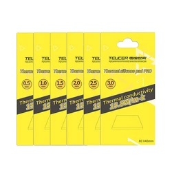 High-Performance Thermal Conductive Silicone Pad for Efficient Heat Dissipation (80X40 15.8w)