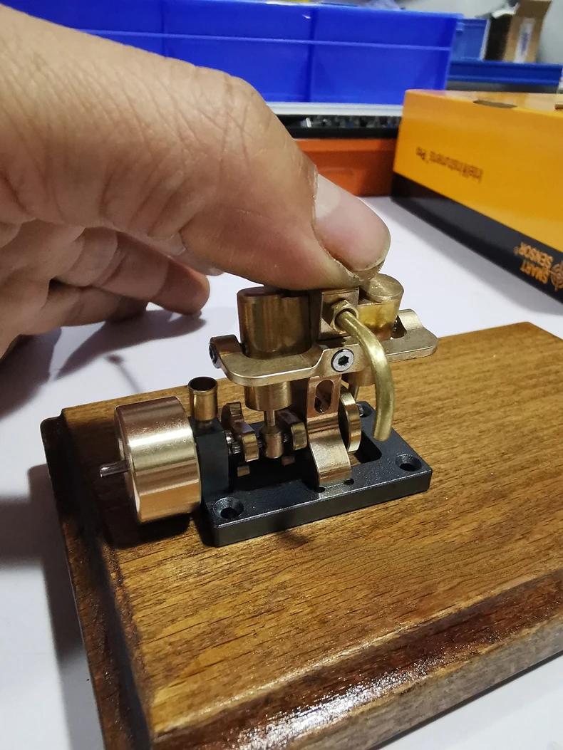 

Mini MINI inline twin cylinder steam engine model engine vintage model marine