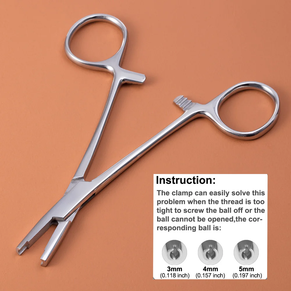 Unscrew Tight Ball Pliers Piercing Jewelry Tool Surgical Steel Dermal Anchor Holding Pliers Dermal Forceps 1pc ear piercing tool piercing tool body piercing forceps