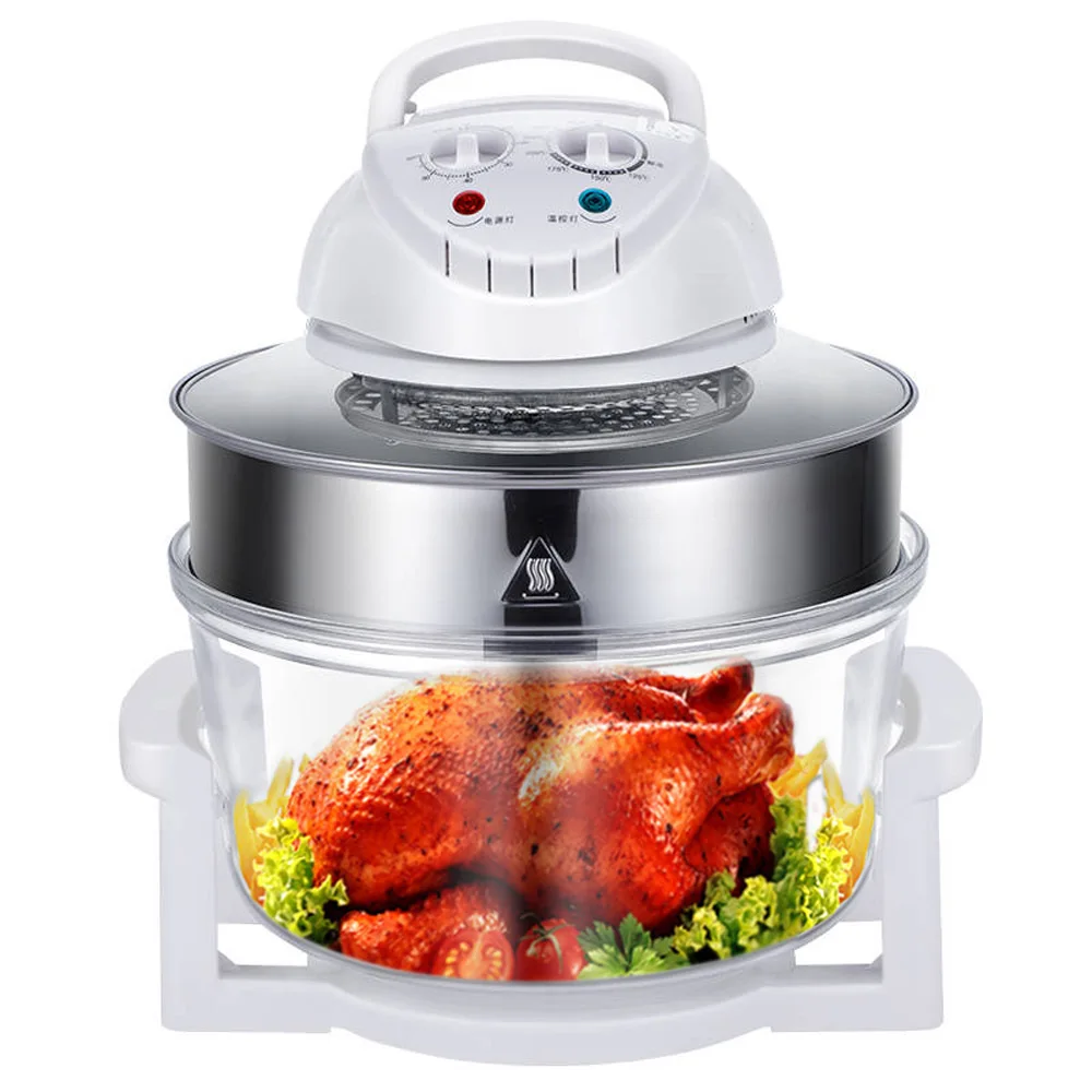 220V Large-capacity Household Electric Air Fryer Visualized and Smoke-free Roasted Whole Chicken
