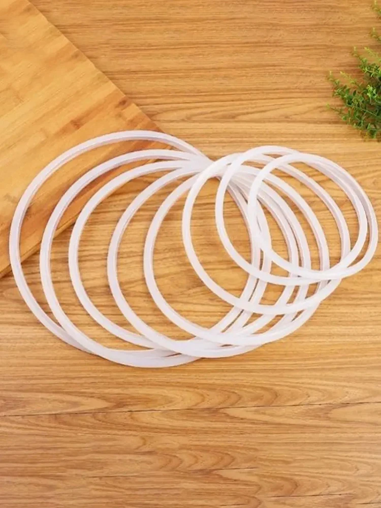 Description Picture 3 of item16 18 20 22 24 32cm Pressure Cookers White Silicone Rubber Gasket Sealing Ring Pressure Cooker Seal Ring Kitchen Cooking Tools