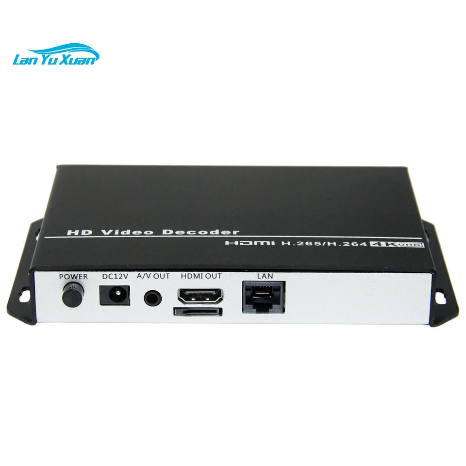 

Видеодекодер Unisheen H.265 H.264 HEVC UHD 4K * 2K 3840x2160P 60FPS HDMI VGA IP 1080P HD