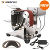 Belt Grinding Machine Sharpening Machine Bench Grinder Variable Speed Mini Belt Sander Metal Sander Electrical Polisher Machine 6