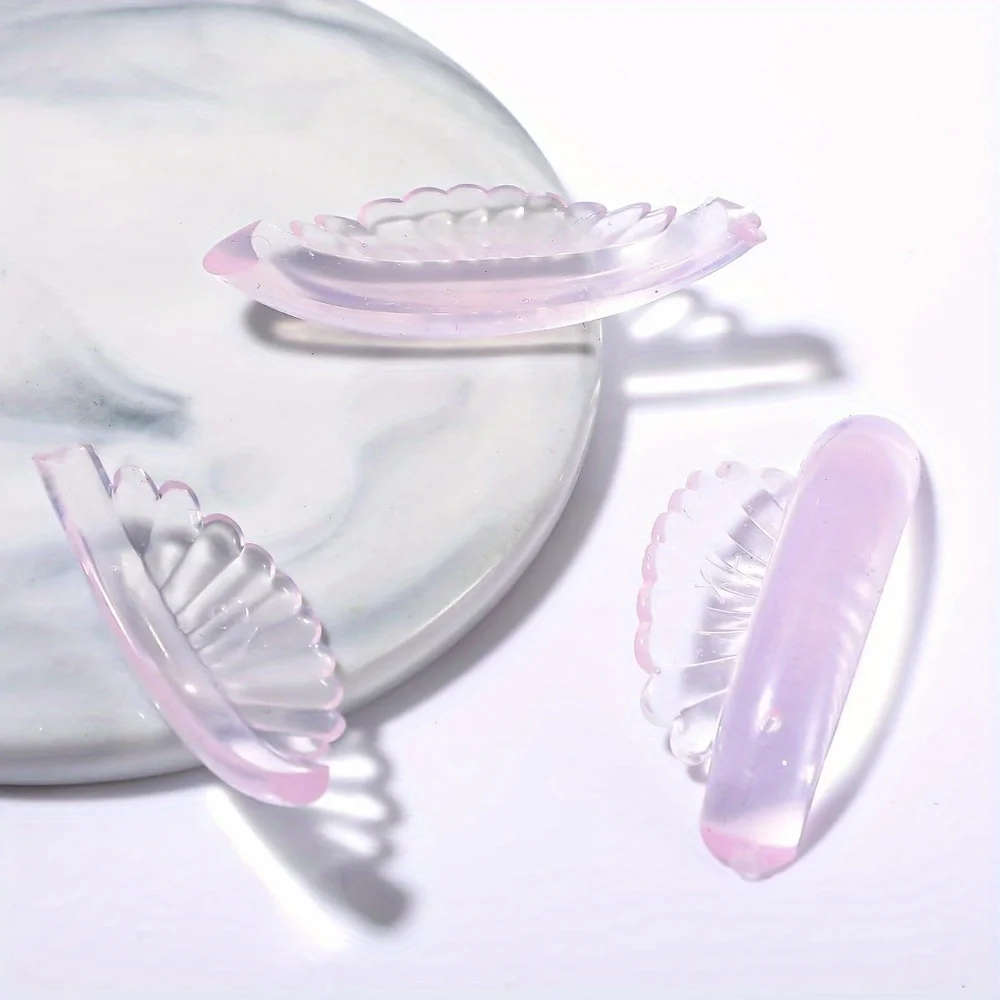 자가 접착 실리콘 패드가 포함된 속눈썹 컬러러 5종 세트, 반영구 속눈썹 컬링 및 스타일링에 적합