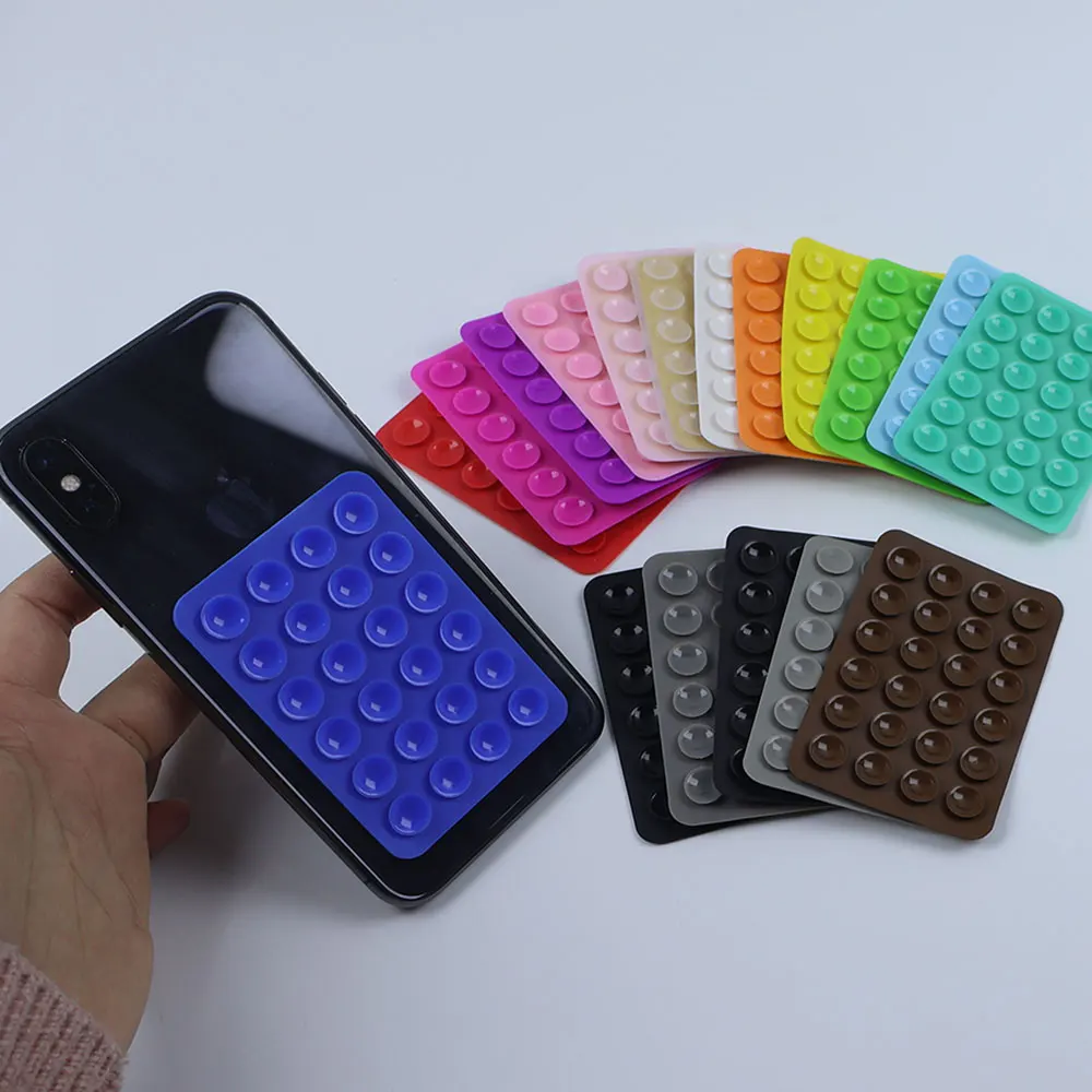 5Pcs Hands Free Silicone Suction Phone Case Strong Adhesive Stand for IPhone 15 14 13 12 Pro Samsung S24 S23 Back Cover Phone Ho