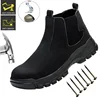Easy Wear Safety Shoes for Men Steel Toe Work Shoes Puncture Proof Work Sneaker Male Protective Work Man Boots Safety Boots