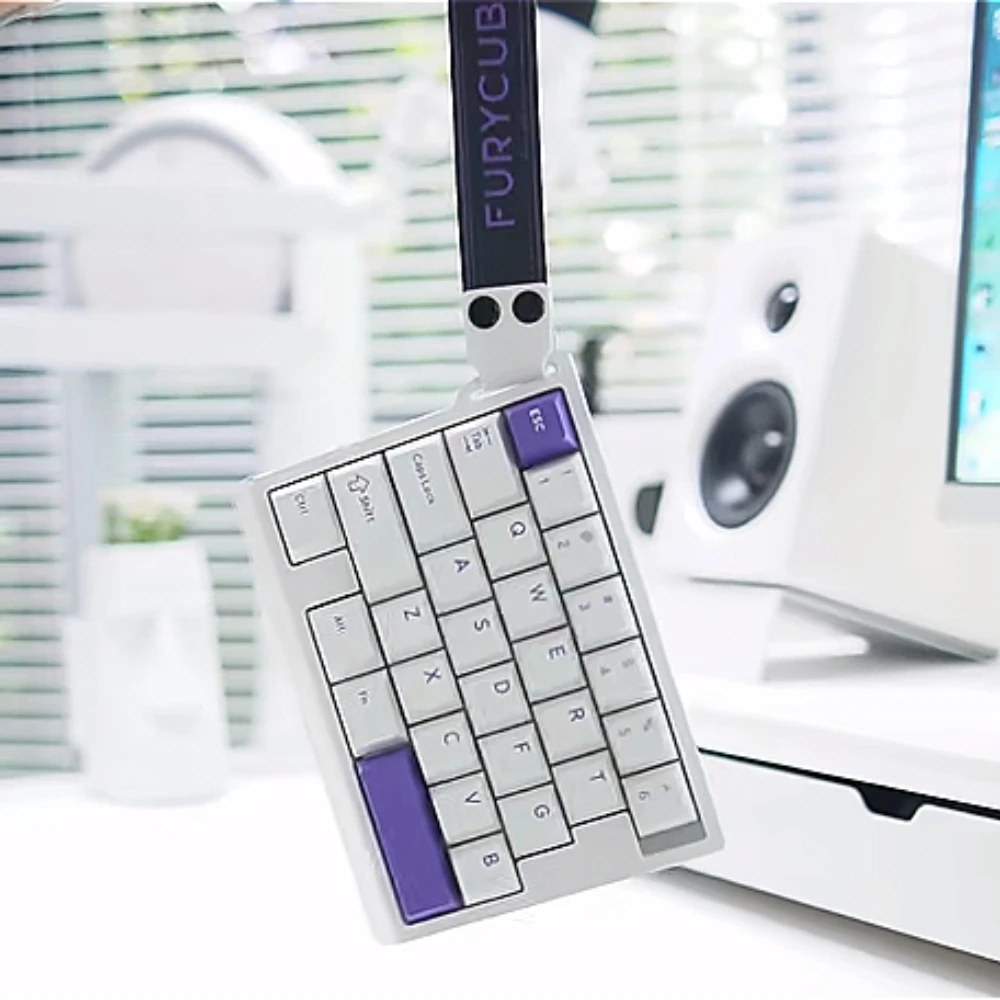 FURYCUBE M30HE Magnetic Keyboard Wired One Hand Esports Gaming Keyboard ...