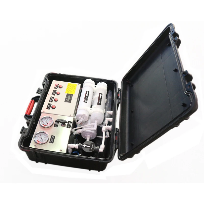 

Solar Suitcase UF Filter for emergency drink water to remove bacteria and virus for outdoor emergency water