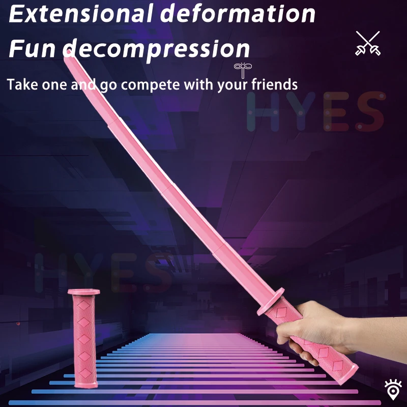 Gravity Sword Katana Outdoor Stretchable Cos Decompression Creative Retractable Toy Gifts for Kids Chindren decompression toy,cosplay prop,cosplay toy,retractable sword toy,telescopic toy