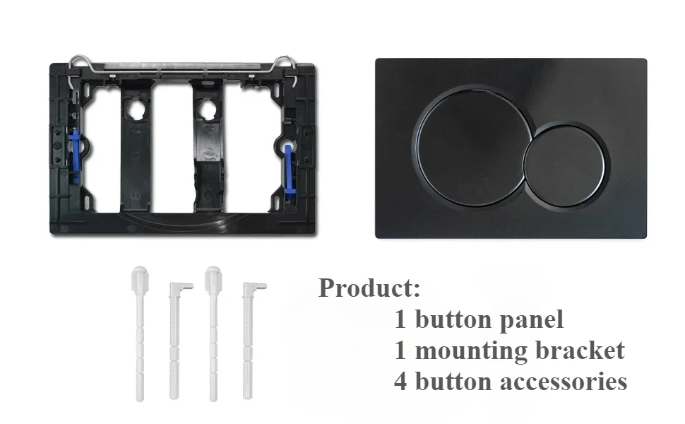 Toilet Flush Button Toilet Water Tank Valve Flushing Plate Set Dual Flush Valve Actuator Plate Concealed Cistern Fit for Sigma 01