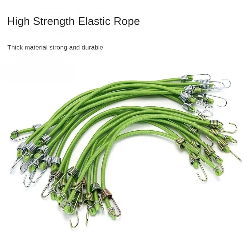 Elastic Bungee Cord Luggage Straps Rope Hooks 10Pcs cargo straps luggage strap cargo tie down strap tie down straps lashing strap bungee straps bungee cord hooks