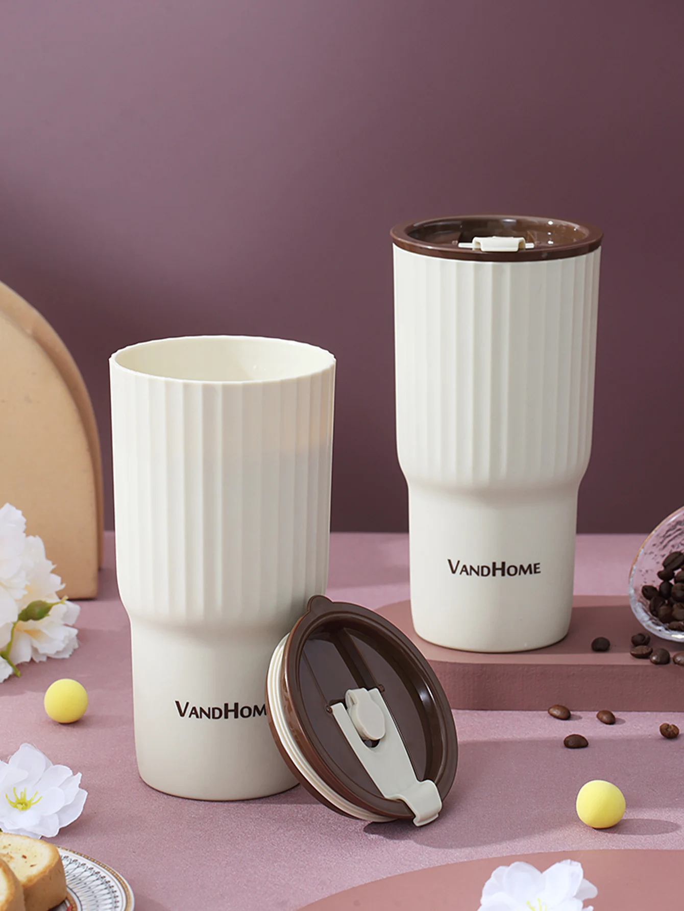 Studded Tumbler with Lid Reusable BPA Free Double Layer for Cold Water Coffee tumbler cup coffee cup water cup