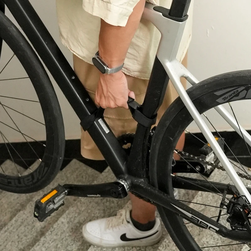 MTB Road Bicycle Assisted Nylon Strap Bike Accessories Effortless Handheld Strap Frame Comfortable Grip Bicycle Handheld bicycle handlebar strap bike accessory bike silicone strap bicycle strap bicycle fixing strap bicycle carrying strap bicycle fixing band bicycle headlight strap