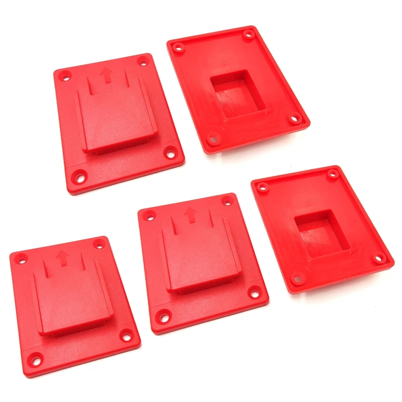 5Pcs/set Electric Tool Holders Wall Mount Machine Storage Rack Electric Tool Fixing Devices Fit For Milwaukee- Base N0HF